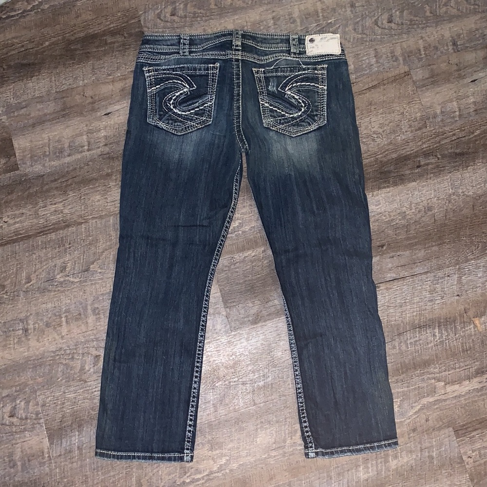 Silver Twisted Capris - image 5